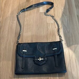 Rebecca Minkoff black leather bag